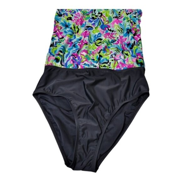 Caribbean Joe Women Swimwear Size 12 Built In Bra - Picture 4 of 6